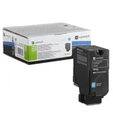 Original OEM Toner Cartridge Lexmark 74C2HC0 (74C2HC0) (Cyan) for Lexmark CS720DTE