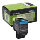 Original OEM Toner Cartridge Lexmark 802SC (80C2SC0) (Cyan)