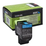 Original OEM Toner Cartridge Lexmark 802SC (80C2SC0) (Cyan) for Lexmark CX410DE