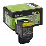 Original OEM Toner Lexmark 802SY (80C2SY0) (Yellow)