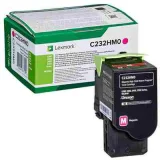 Original OEM Toner Cartridge Lexmark C232 (C232HM0) (Magenta) for Lexmark C2425DW