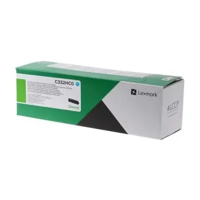 Original OEM Toner Lexmark C332H (C332HC0) (Cyan)