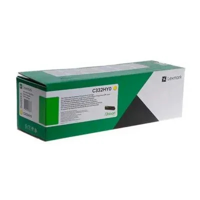 Original OEM Toner Lexmark C332H (C332HY0) (Yellow)