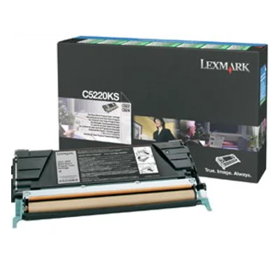 Original OEM Toner Cartridge Lexmark C5220KS (C5220KS) (Black)