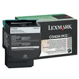 Original OEM Toner Cartridge Lexmark C540A1KG (C540A1KG) (Black) for Lexmark C540N