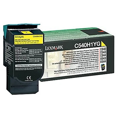 Original OEM Toner Lexmark C540H1YG (C540H1YG) (Yellow)