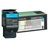 Original OEM Toner Cartridge Lexmark C544X1CG (C544X1CG) (Cyan) for Lexmark X544DW
