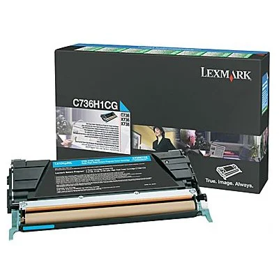 Original OEM Toner Cartridge Lexmark C736H1CG (C736H1CG) (Cyan)