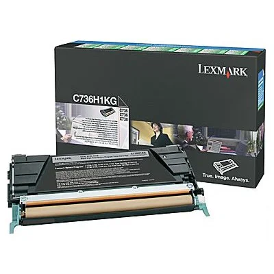 Original OEM Toner Cartridge Lexmark C736H1KG (C736H1KG) (Black)