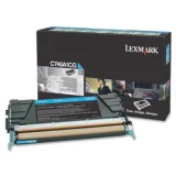 Original OEM Toner Cartridge Lexmark C746A1CG (C746A1CG) (Cyan) for Lexmark C748DE