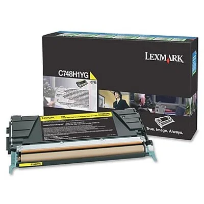 Original OEM Toner Lexmark C748H1YG (C748H1YG) (Yellow)