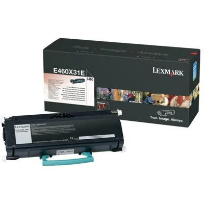 Original OEM Toner Cartridge Lexmark E460 (E460X31E) (Black)