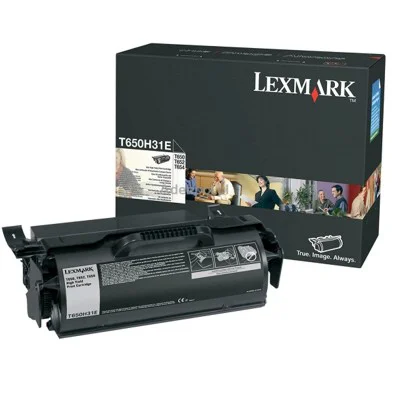 Original OEM Toner Cartridge Lexmark T650H31E (T650H31E) (Black)