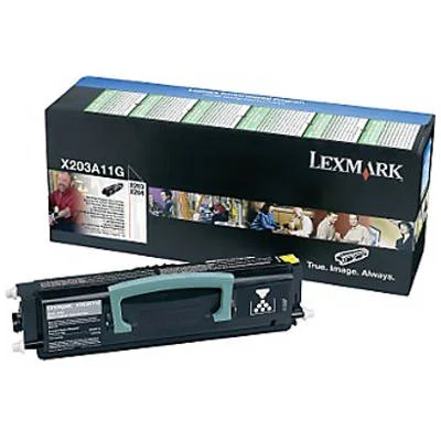 Original OEM Toner Cartridge Lexmark X203A11G (X203A11G) (Black)