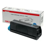Original OEM Toner Cartridge Oki C5100 (42127407) (Cyan)