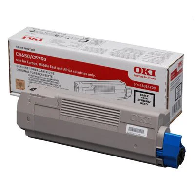 Original OEM Toner Cartridge Oki C5650 5750 (43865708) (Black)