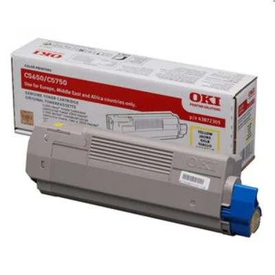 Original OEM Toner Oki C5650 5750 (43872305) (Yellow)