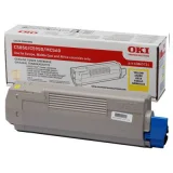 Original OEM Toner Oki C5850/5950 (43865721) (Yellow)