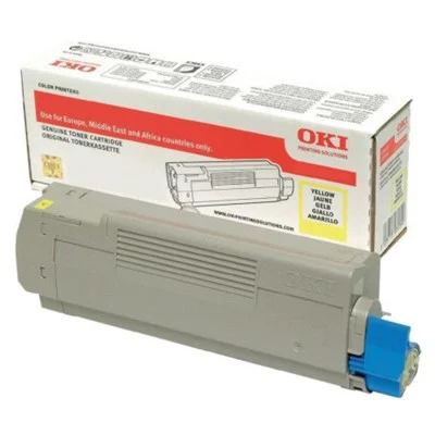 Original OEM Toner Cartridge Oki C612 (46507505) (Yellow)