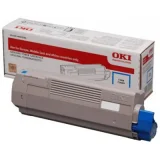 Original OEM Toner Cartridge Oki C612 (46507507) (Cyan) for Oki C612