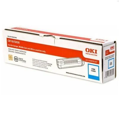 Original OEM Toner Cartridge Oki C810 830 (44059107) (Cyan)