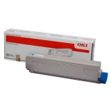 Original OEM Toner Oki C822 (44844615) (Cyan)