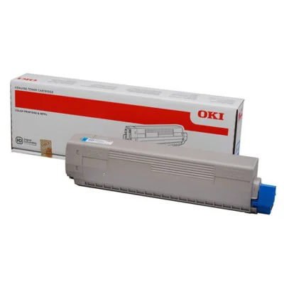 Original OEM Toner Oki C822 (44844615) (Cyan)