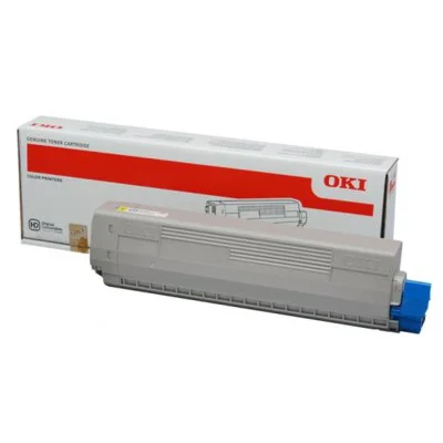 Original OEM Toner Cartridge Oki C823 C833 C843 7K (46471101) (Yellow)
