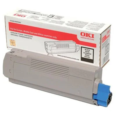 Original OEM Toner Cartridge Oki C833 C843 10K (46443104) (Black)