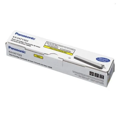 Original OEM Toner Cartridge Panasonic KX-FATY503E (KXFATY503E) (Yellow)