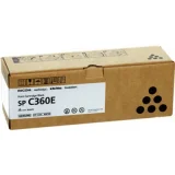 Original OEM Toner Cartridge Ricoh C360E (408188) (Black) for Ricoh Aficio SP C360DNw