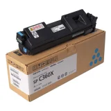 Original OEM Toner Cartridge Ricoh C360X (408251) (Cyan)