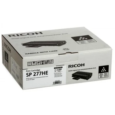 Original OEM Toner Cartridge Ricoh SP277HE (408160) (Black)