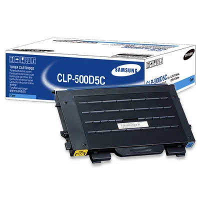 Original OEM Toner Samsung CLP-500D5C (CLP-500D5C) (Cyan)