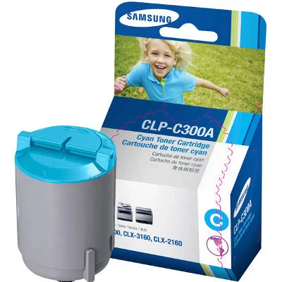 Original OEM Toner Samsung CLP-C300A (CLP-C300A) (Cyan)