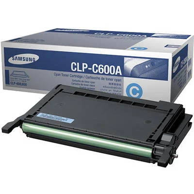 Original OEM Toner Samsung CLP-C600A (CLP-C600A) (Cyan)