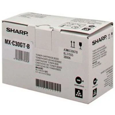 Original OEM Toner Cartridge Sharp MX-C30GTB (MX-C30GTB) (Black)