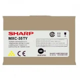 Original OEM Toner Cartridge Sharp MX-C35TY (MXC35TY) (Yellow) for Sharp MX-C407P