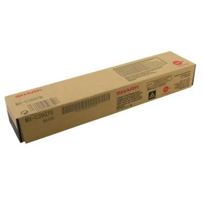 Original OEM Toner Cartridge Sharp MX-C38GTB (MXC38GTB) (Black)