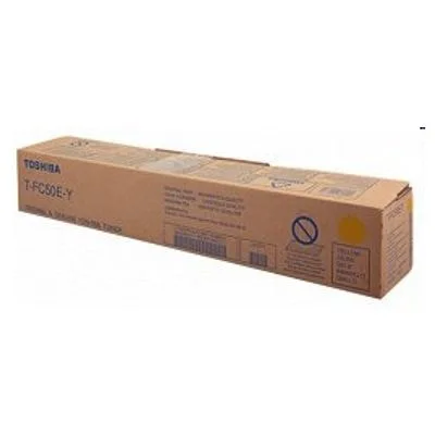 Original OEM Toner Cartridge Toshiba T-FC50E-Y (6AJ00000111) (Yellow)