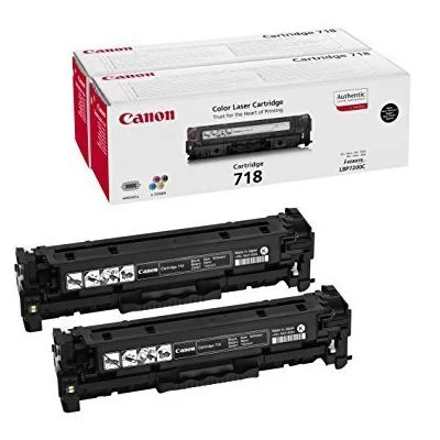 Original OEM Toners Canon CRG-718 B (2662B005AA, 2662B017AA) (Black) (2-pack)
