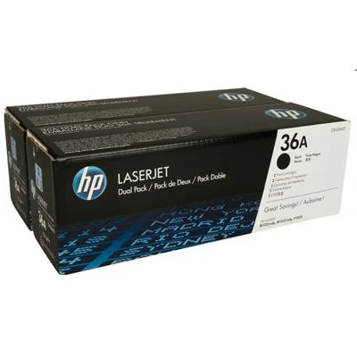 Original OEM Toners HP 36A (CB436AD) (Black) (2-pack)