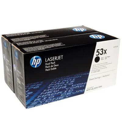 Original OEM Toners HP 53X (Q7553XD) (Black) (2-pack)