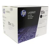 Original OEM Toners HP 55X (CE255XD) (Black) (2-pack)