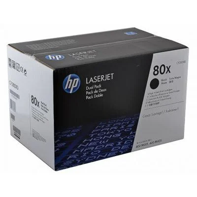 Original OEM Toners HP 80X (CF280XD) (Black) (2-pack)