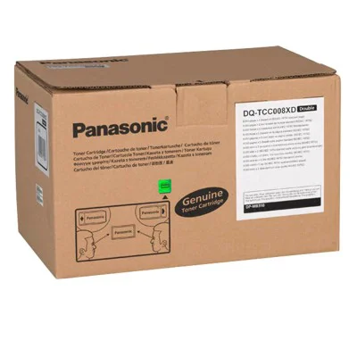 Original OEM Toners Panasonic DQ-TCC008XD (DQ-TCC008XD) (Black) (2-pack)