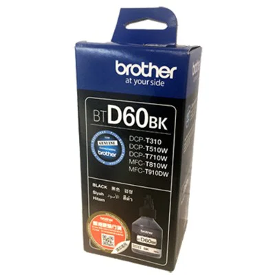 Original OEM Ink Cartridge Brother BT-D60 BK (BTD60BK) (Black)