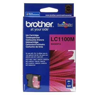 Original OEM Ink Cartridge Brother LC-1100 M (LC1100M) (Magenta)