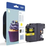 Original OEM Ink Cartridge Brother LC-123 Y (LC123Y) (Yellow) for Brother DCP-J152W