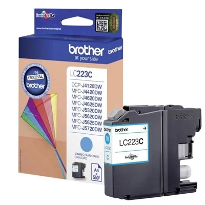 Original OEM Ink Cartridge Brother LC-223 C (LC223C) (Cyan)